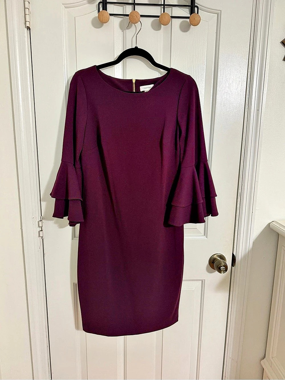 Calvin Klein Bell Cuff Sheath Dress Size 10